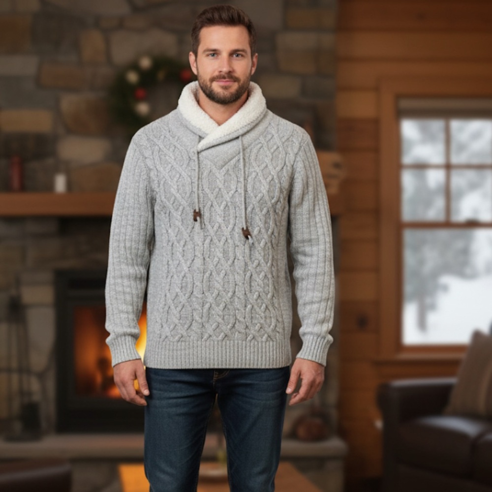 X‎ RAY Men's Knitted Fashion Sweater Pullover Long Sleeve Slim Fit Casual Trendy